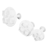 3Pcs Cake Decorating Mold Hydrangea Pattern Biscuits Cutter Spring Mold Baking Pastry Tool - Front View