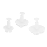 3Pcs Cake Decorating Mold Hydrangea Pattern Biscuits Cutter Spring Mold Baking Pastry Tool