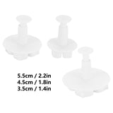 3Pcs Cake Decorating Mold Hydrangea Pattern Biscuits Cutter Spring Mold Baking Pastry Tool - Extra Image