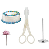 Piping Flower Scissors Nail Icing Cake Decorating DIY Cupcake Pastry Baking Tool - Extra Image