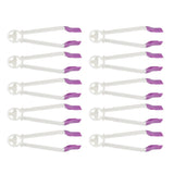 10Pcs Cake Lace Clip Fondant Cake Edge Decoration Mold Clamp Home Baking Accessory - 45-Degree Angle