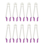 10Pcs Cake Lace Clip Fondant Cake Edge Decoration Mold Clamp Home Baking Accessory - Close-Up Angle