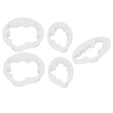 5PCS Cake Mould Cookies Cutter Mold Fondant Baking Maker Mould DIY Decorating Tools - Low Angle