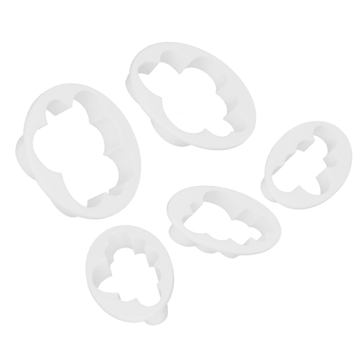 5PCS Cake Mould Cookies Cutter Mold Fondant Baking Maker Mould DIY Decorating Tools