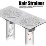 68mm Round Floor Drain Cover Sewer Anti Blocking Hair Strainer Filter Drain Catcher Cover