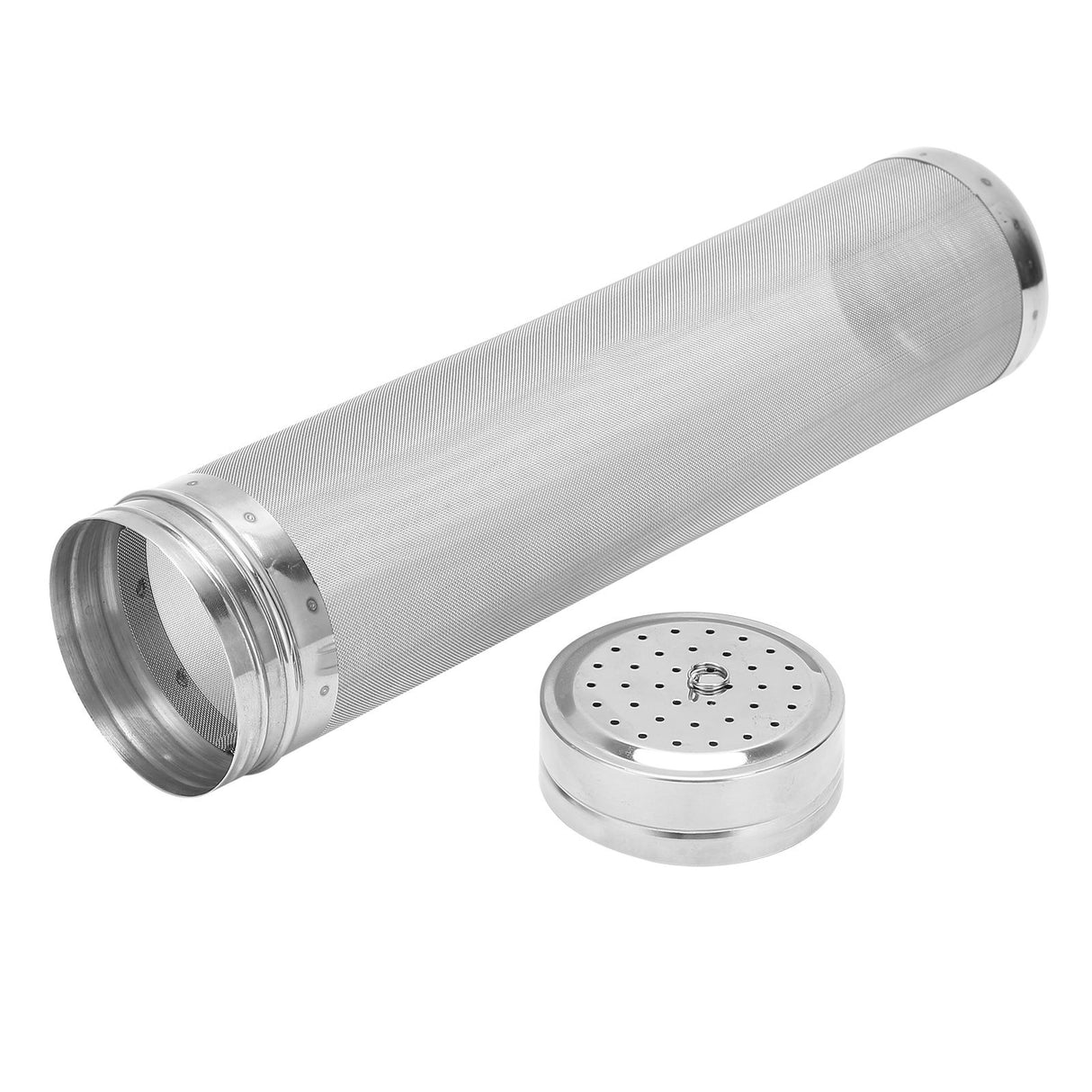 50 Mesh Stainless Steel Homebrew Beer Filter Brewing Filter Barrel Useful Tool for Kegs