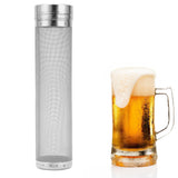 50 Mesh Stainless Steel Homebrew Beer Filter Brewing Filter Barrel Useful Tool for Kegs