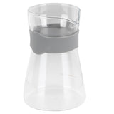Home Coffee Pot High Borosilicate Glass Pour Over Coffee Maker Kettle with Scales(Transparent )
