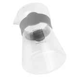 Home Coffee Pot High Borosilicate Glass Pour Over Coffee Maker Kettle with Scales(Transparent )