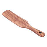 Wooden Frying Spatula Beefsteak Shovel Spurtle Tableware Kitchen Cooking Utensil23.5x5cm - Side View