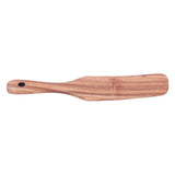 Wooden Frying Spatula Beefsteak Shovel Spurtle Tableware Kitchen Cooking Utensil23.5x5cm - Rear View