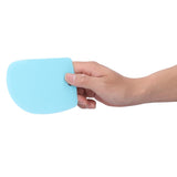 3PCS/Set Cake Cream Scraper Dough Pasty Cutters Scraper Kitchen Tool DIY Baking ToolBlue