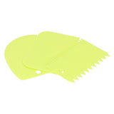 3PCS/Set Cake Cream Scraper Dough Pasty Cutters Scraper Kitchen Tool DIY Baking ToolGreen - Extra Image