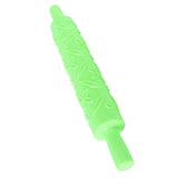 Fondant Cake Rolling Pin Embossing Roller Bakery Cookies Pastry Decorating ToolsSalix Leaf - Low Angle