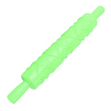Fondant Cake Rolling Pin Embossing Roller Bakery Cookies Pastry Decorating ToolsSalix Leaf - Extra Image