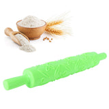 Fondant Cake Rolling Pin Embossing Roller Bakery Cookies Pastry Decorating ToolsSalix Leaf