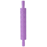 Fondant Cake Rolling Pin Embossing Roller Bakery Cookies Pastry Decorating ToolsGrid
