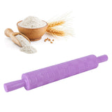 Fondant Cake Rolling Pin Embossing Roller Bakery Cookies Pastry Decorating ToolsGrid - Extra Image