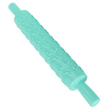 Fondant Cake Rolling Pin Embossing Roller Bakery Cookies Pastry Decorating ToolsGrass
