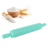 Fondant Cake Rolling Pin Embossing Roller Bakery Cookies Pastry Decorating ToolsGrass