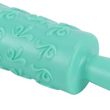 Fondant Cake Rolling Pin Embossing Roller Bakery Cookies Pastry Decorating ToolsGrass - Extra Image
