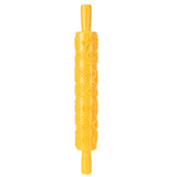 Fondant Cake Embossing Rolling Pin Baking Dough Roller Cookies Biscuits Decorating ToolFlower Pattern