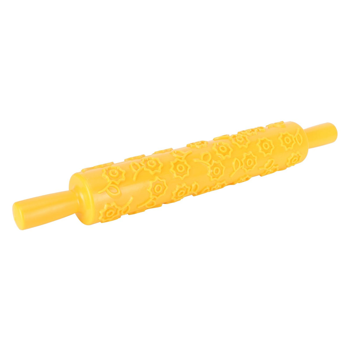 Fondant Cake Embossing Rolling Pin Baking Dough Roller Cookies Biscuits Decorating ToolFlower Pattern