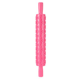 Fondant Cake Embossing Rolling Pin Baking Dough Roller Cookies Biscuits Decorating Tool(FivePointed Star )