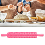 Fondant Cake Embossing Rolling Pin Baking Dough Roller Cookies Biscuits Decorating Tool(FivePointed Star )
