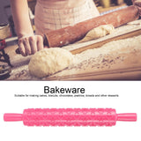 Fondant Cake Embossing Rolling Pin Baking Dough Roller Cookies Biscuits Decorating Tool(FivePointed Star ) - Extra Image