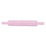 Fondant Rolling Pin Plastic Embossed Roller for Cookies Biscuits Pastry Cake Decoration(HeartShape )
