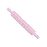 Fondant Rolling Pin Plastic Embossed Roller for Cookies Biscuits Pastry Cake Decoration(HeartShape )