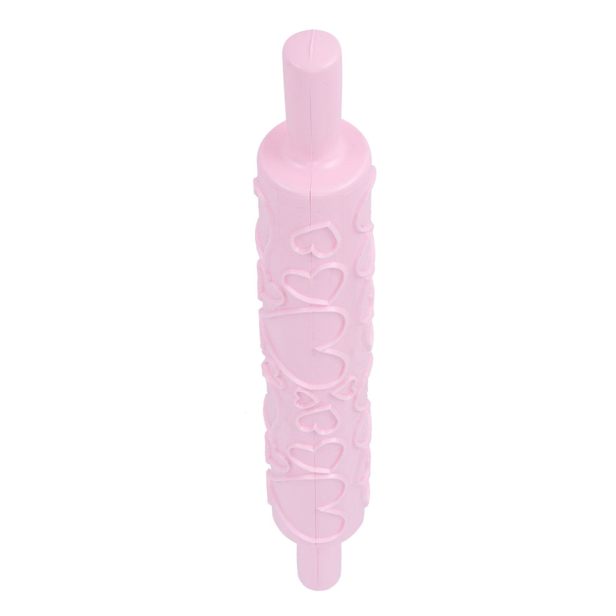 Fondant Rolling Pin Plastic Embossed Roller for Cookies Biscuits Pastry Cake Decoration(HeartShape )