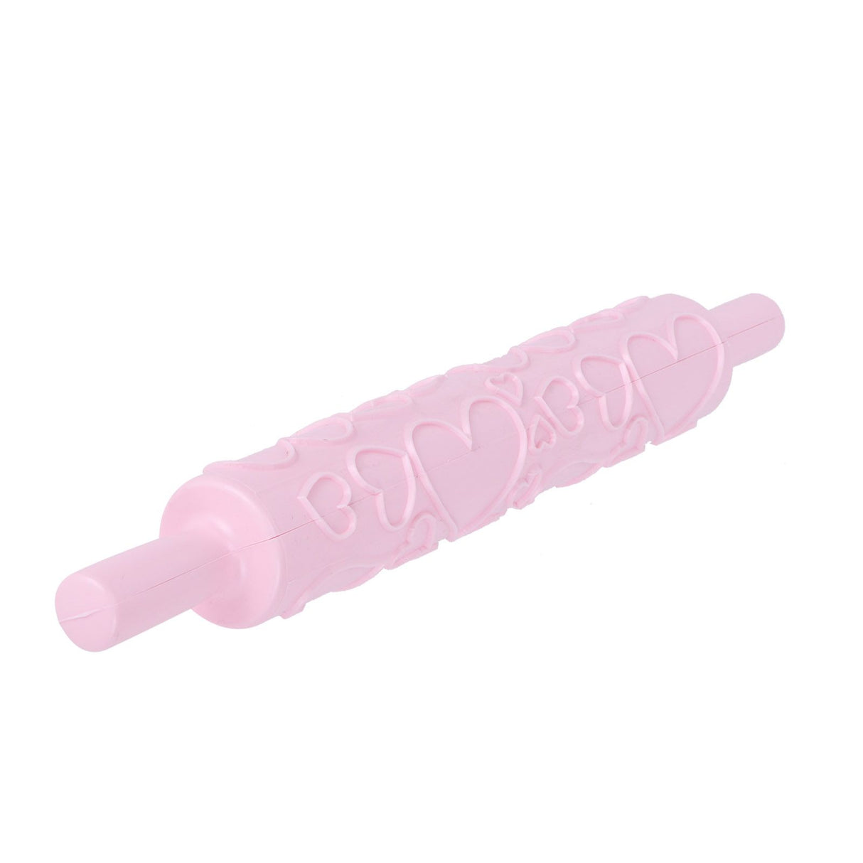 Fondant Rolling Pin Plastic Embossed Roller for Cookies Biscuits Pastry Cake Decoration(HeartShape )