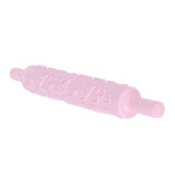 Fondant Rolling Pin Plastic Embossed Roller for Cookies Biscuits Pastry Cake Decoration(HeartShape ) - Extra Image
