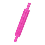Fondant Rolling Pin Plastic Embossed Roller for Cookies Biscuits Pastry Cake DecorationRose - Front View