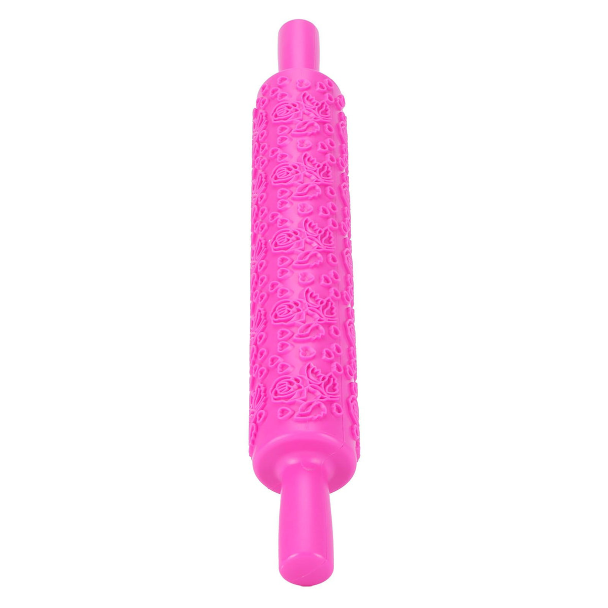 Fondant Rolling Pin Plastic Embossed Roller for Cookies Biscuits Pastry Cake DecorationRose