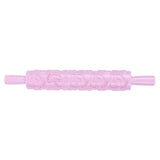 Fondant Rolling Pin Tool Plastic Embossing Roller Baking Pastry Cake Decorating Supplies(Modèle de pieds )