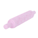 Fondant Rolling Pin Tool Plastic Embossing Roller Baking Pastry Cake Decorating Supplies(Modèle de pieds )