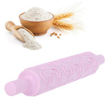 Fondant Rolling Pin Tool Plastic Embossing Roller Baking Pastry Cake Decorating Supplies(Modèle de pieds ) - Extra Image