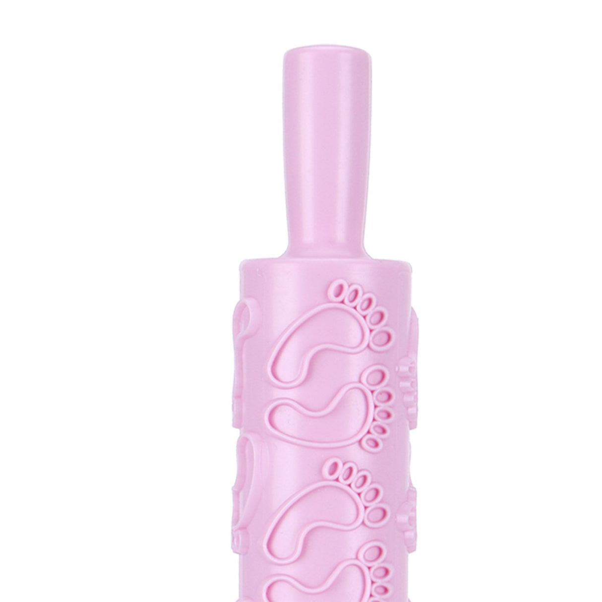 Fondant Rolling Pin Tool Plastic Embossing Roller Baking Pastry Cake Decorating Supplies(Modèle de pieds )