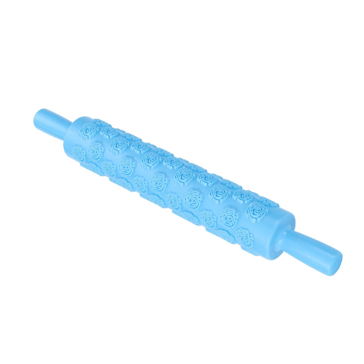 Fondant Rolling Pin Tool Plastic Embossing Roller Baking Pastry Cake Decorating SuppliesRose Pattern
