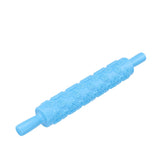 Fondant Rolling Pin Tool Plastic Embossing Roller Baking Pastry Cake Decorating SuppliesRose Pattern