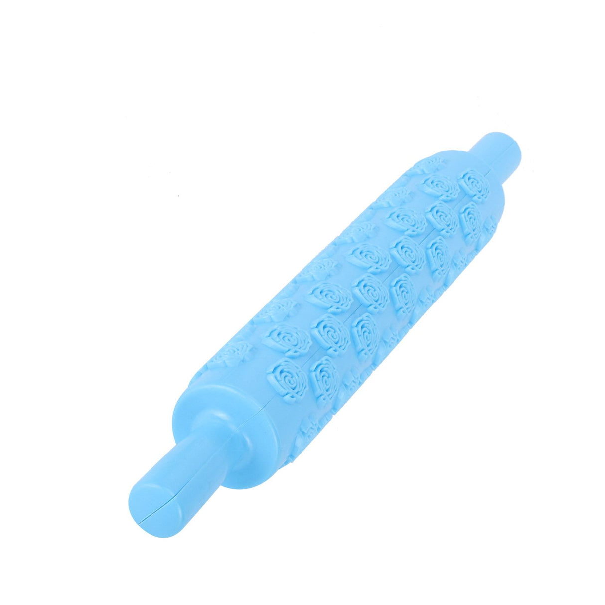 Fondant Rolling Pin Tool Plastic Embossing Roller Baking Pastry Cake Decorating SuppliesRose Pattern