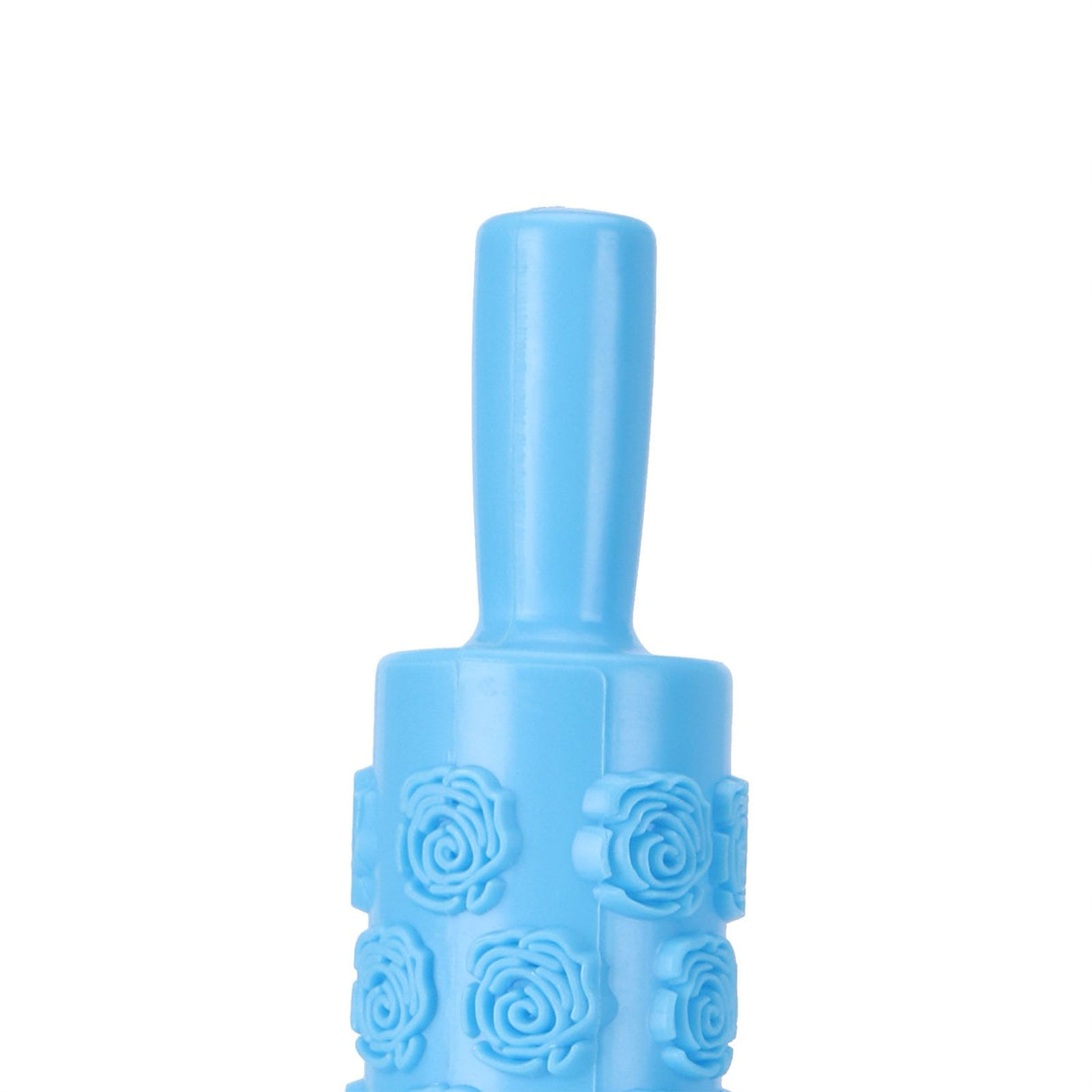 Fondant Rolling Pin Tool Plastic Embossing Roller Baking Pastry Cake Decorating SuppliesRose Pattern