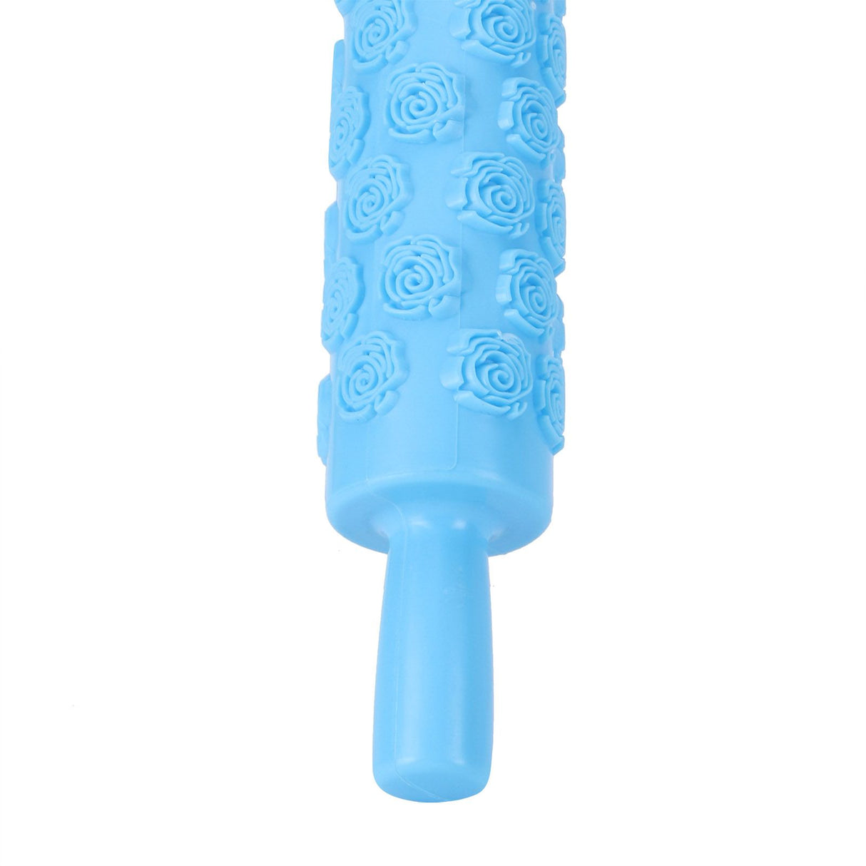 Fondant Rolling Pin Tool Plastic Embossing Roller Baking Pastry Cake Decorating SuppliesRose Pattern