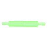 Fondant Rolling Pin Tool Plastic Embossing Roller Baking Pastry Cake Decorating SuppliesLeaves Pattern - Close-Up Angle