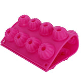 Rose Red Silicone Cake Mold DIY NonStick Pastry Baking Mold for Baking Cake - 45-Degree Angle