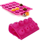 Rose Red Silicone Cake Mold DIY NonStick Pastry Baking Mold for Baking Cake - Extra Image