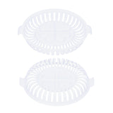 Microwave Oven Potato Chip Baking Tray Chips Maker DIY Snack Food Rack Kitchen Tools